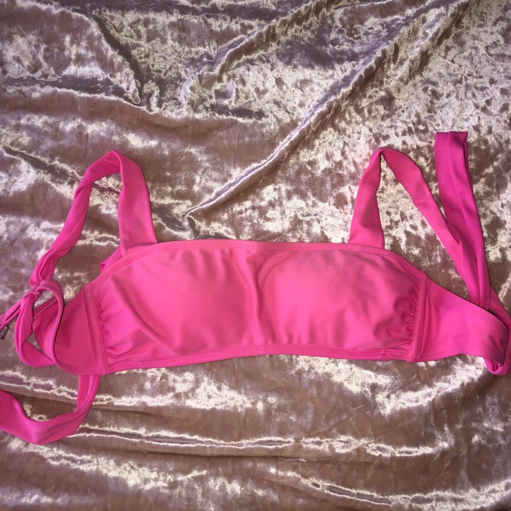 pink bathing suit top